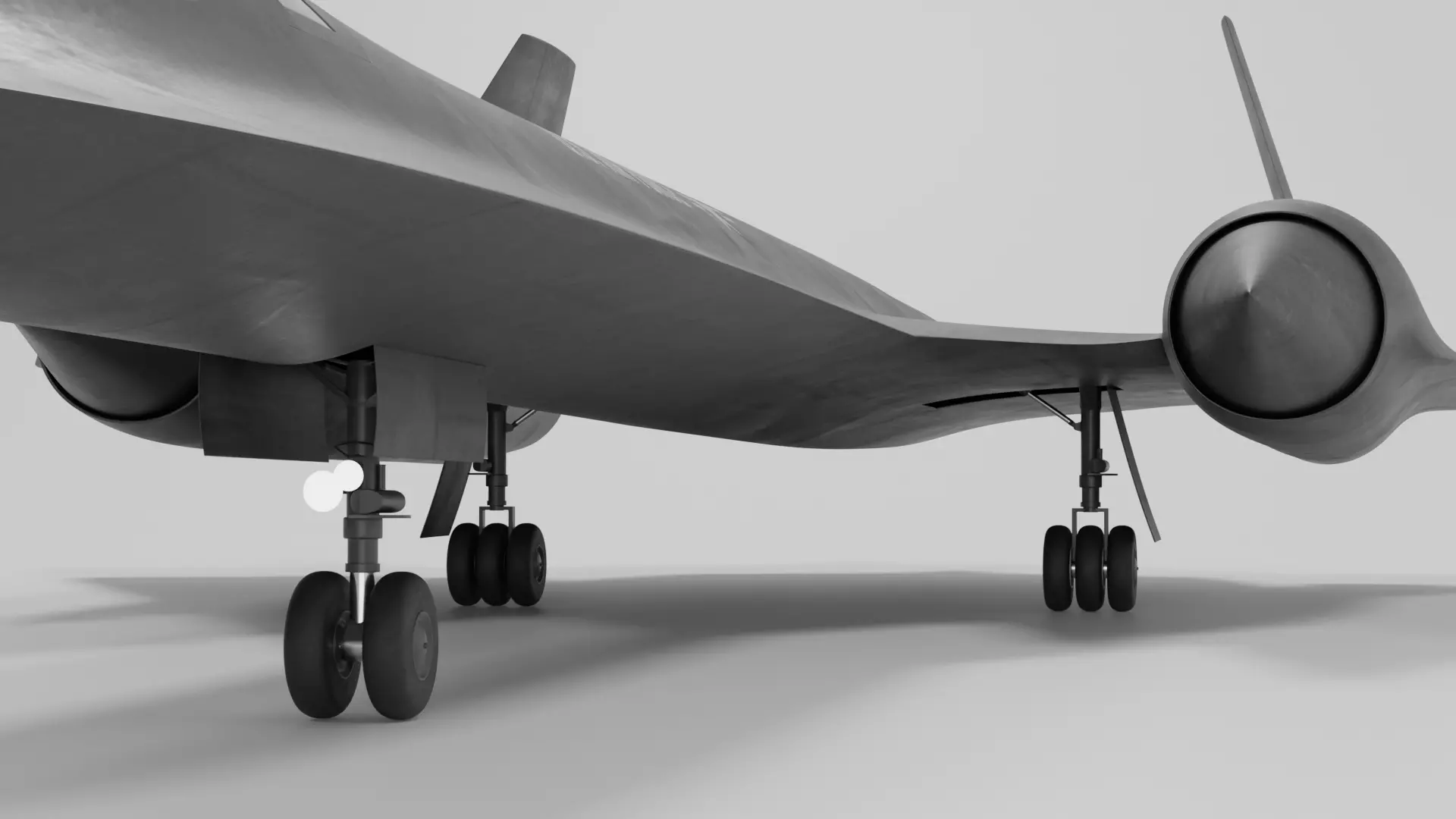 Lockheed SR-71 Blackbird 3D Model Highpoly Low-poly 3D model_10