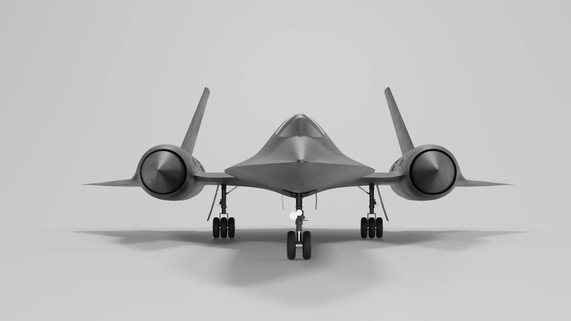 Lockheed SR-71 Blackbird 3D Model Highpoly Low-poly 3D model_8