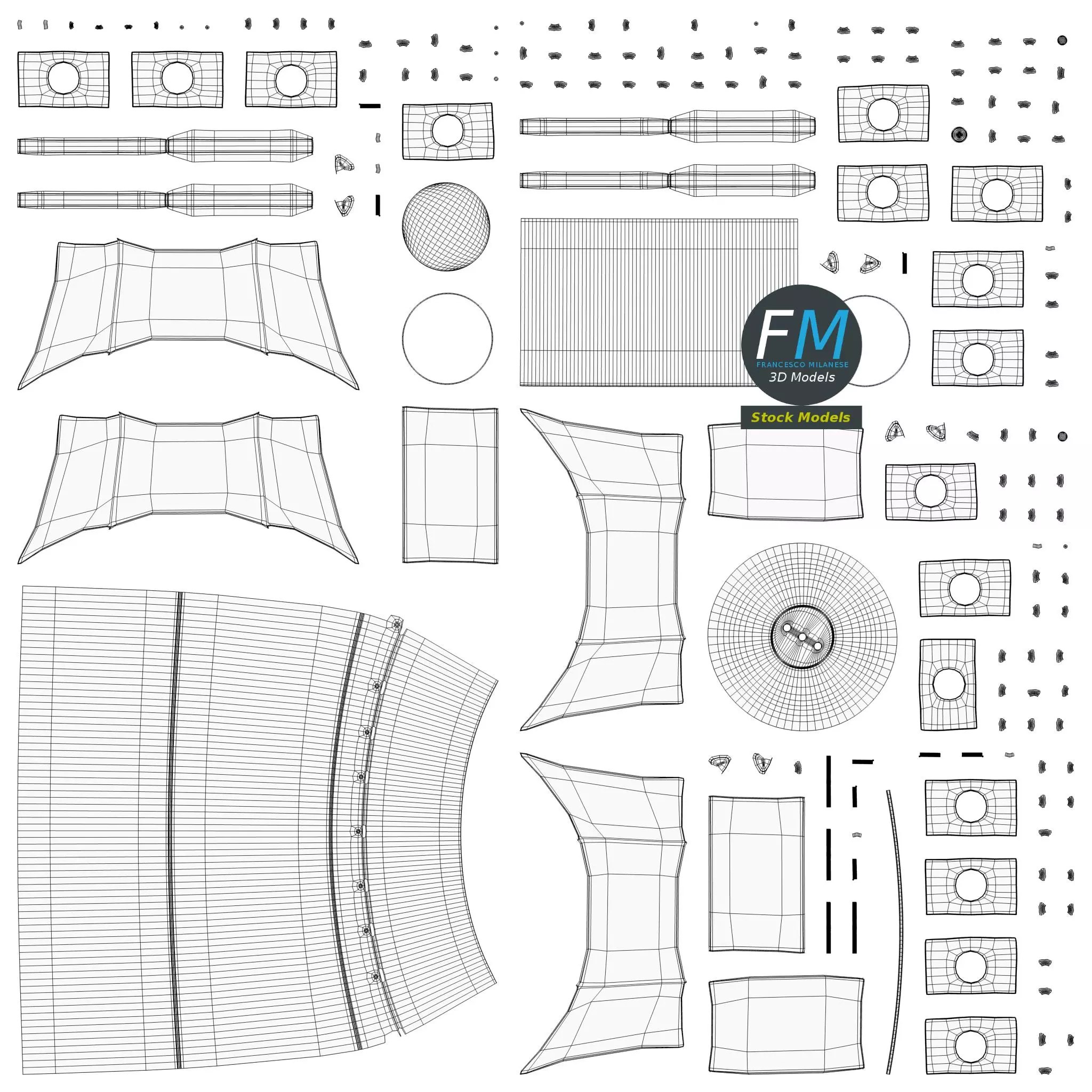Little Boy nuclear bomb Free low-poly 3D model_2