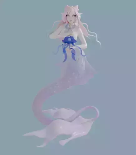 Genshin Kokomi Mermaid Figure