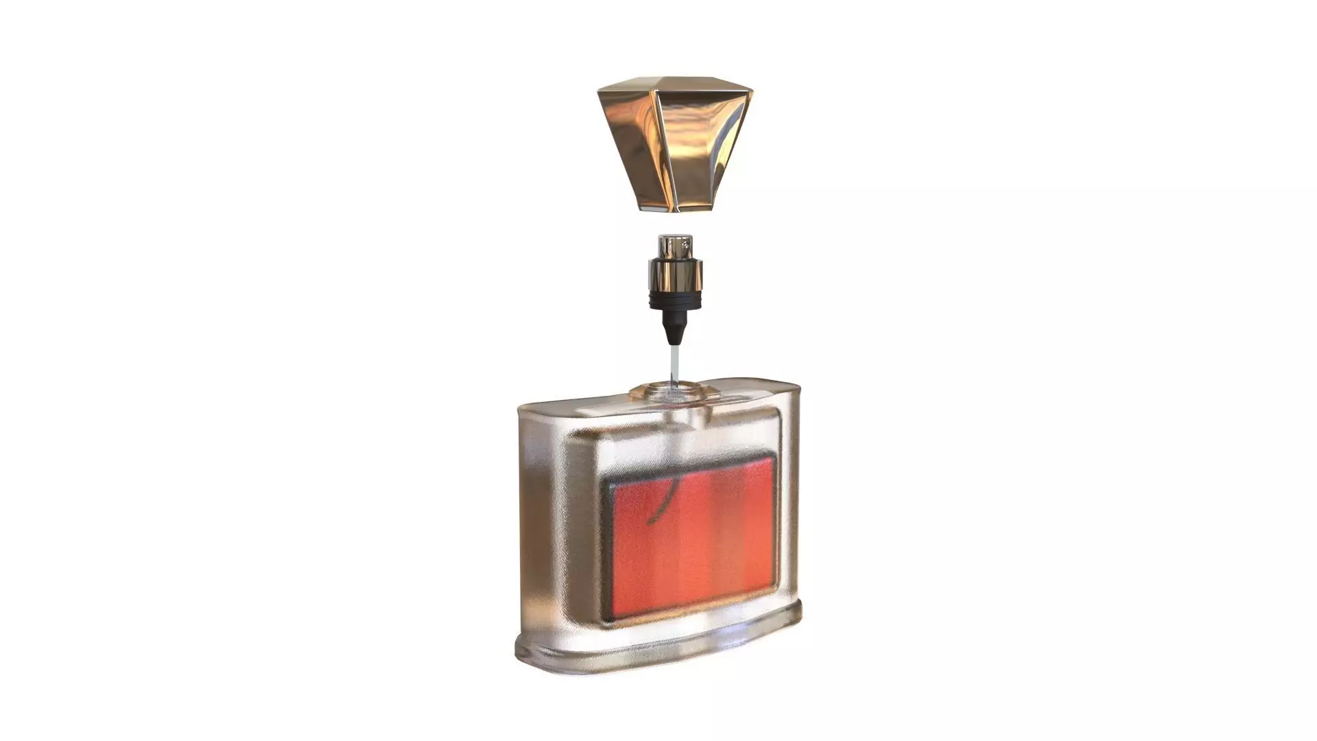 Elegant Perfume Bottle 3D Model Free 3D model