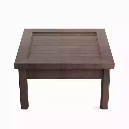 Modern Wooden Coffee Table A 01 Low-poly 3D model 5
