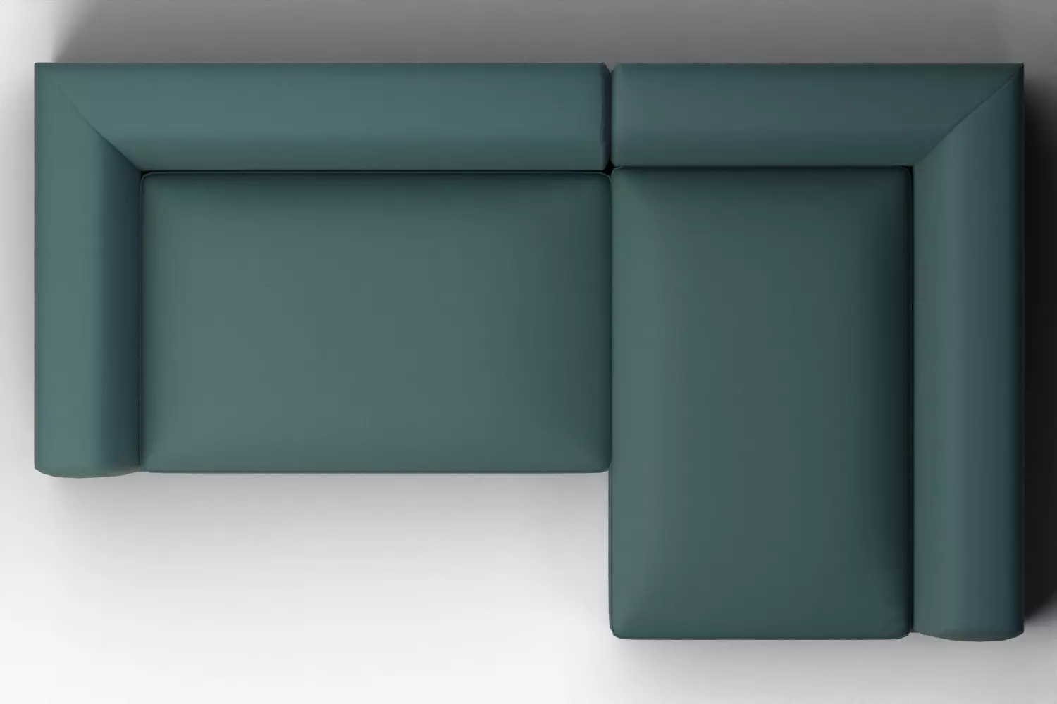 Uno 2-Piece Right Arm Sapphire Striped Sectional Sofa 3D model_6