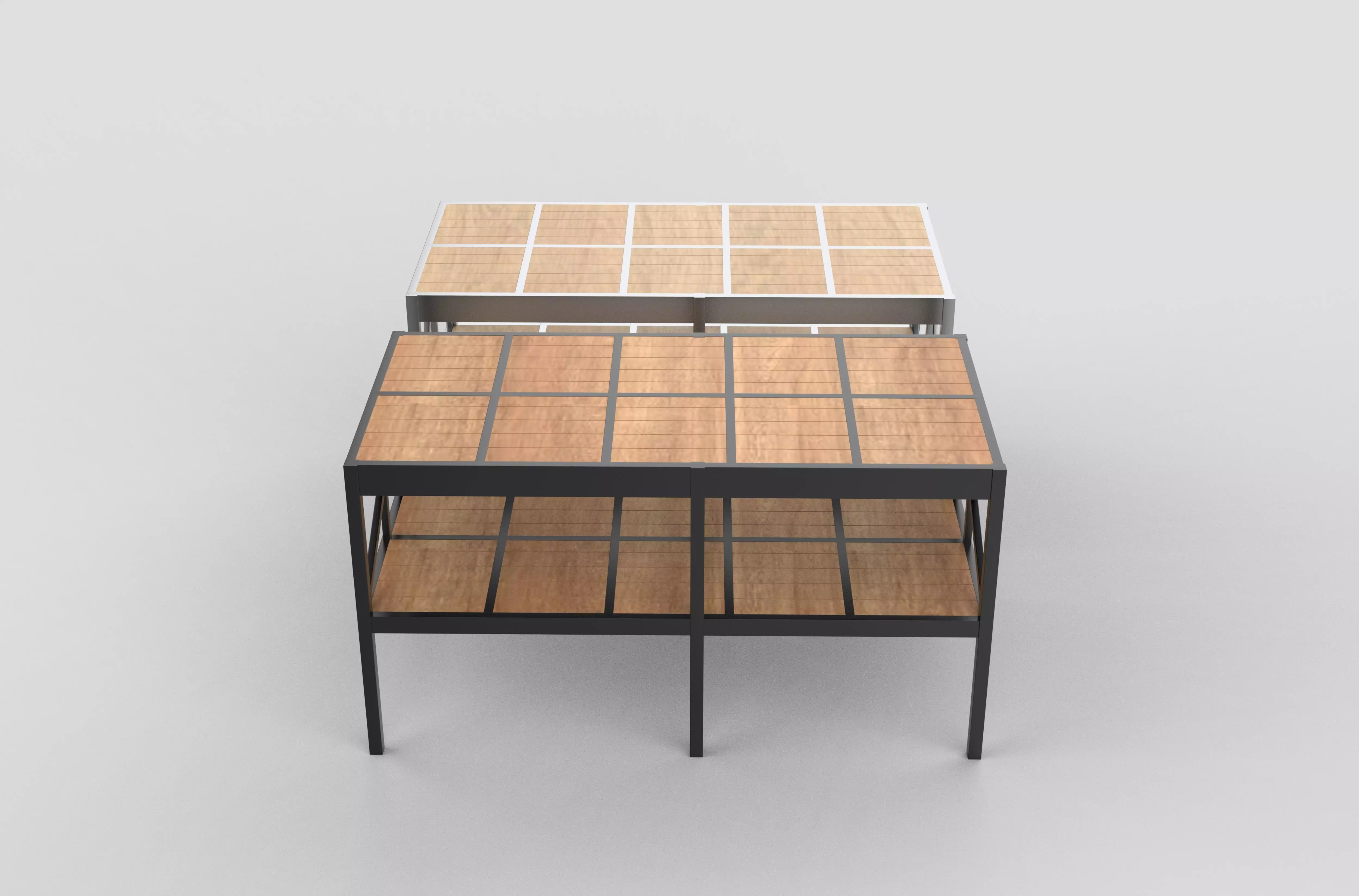 Farm Style Side Table 3D model_10