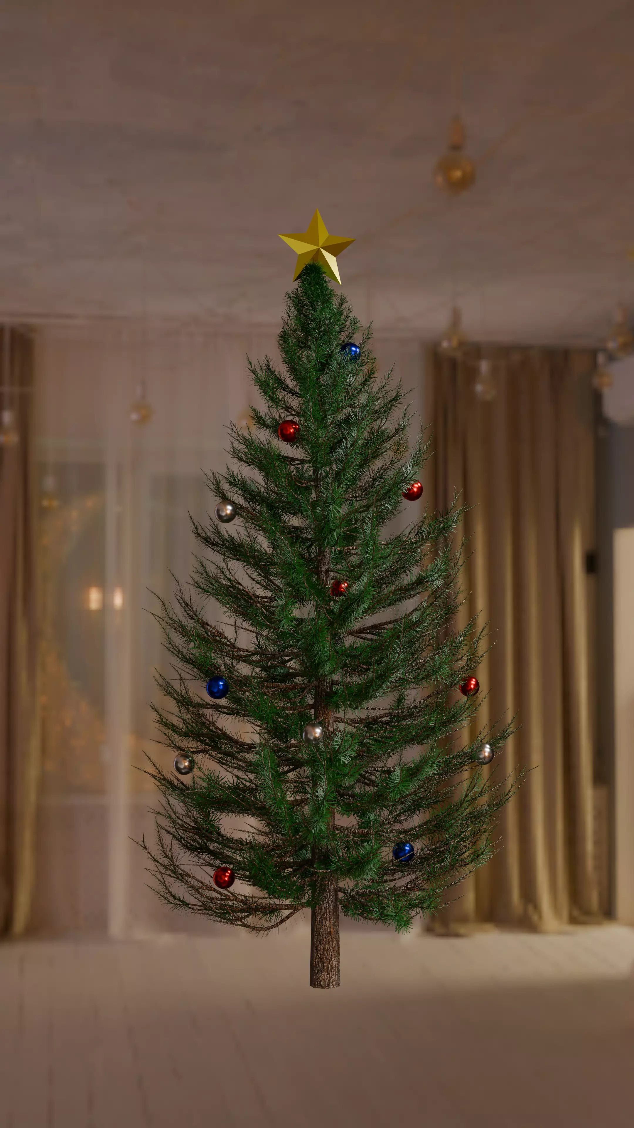 Christmas Tree 3D model_0