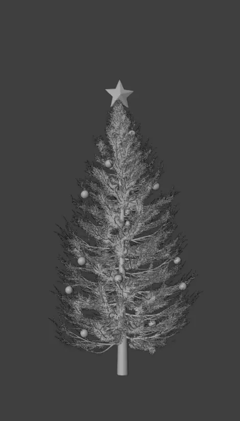 Christmas Tree 3D model_1