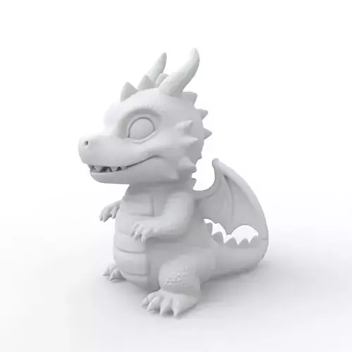 Baby Dragon 3D Print Model