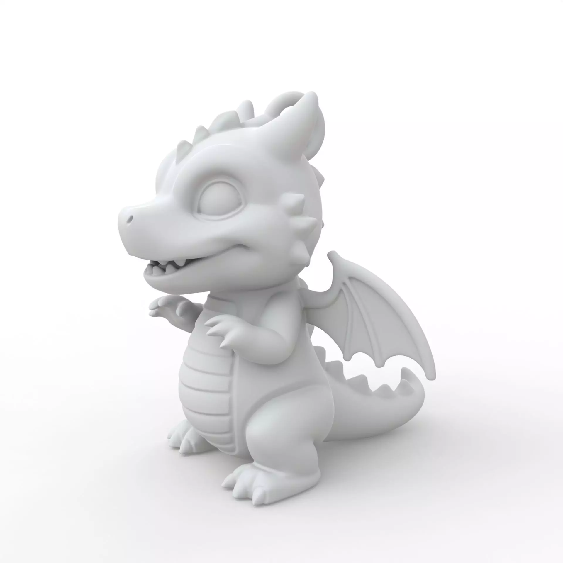 Baby Dragon 3D Print Model 3D print model