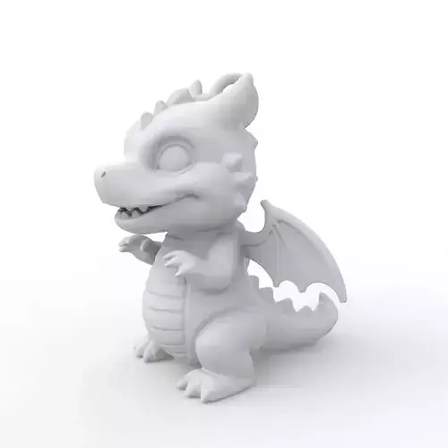 Baby Dragon 3D Print Model