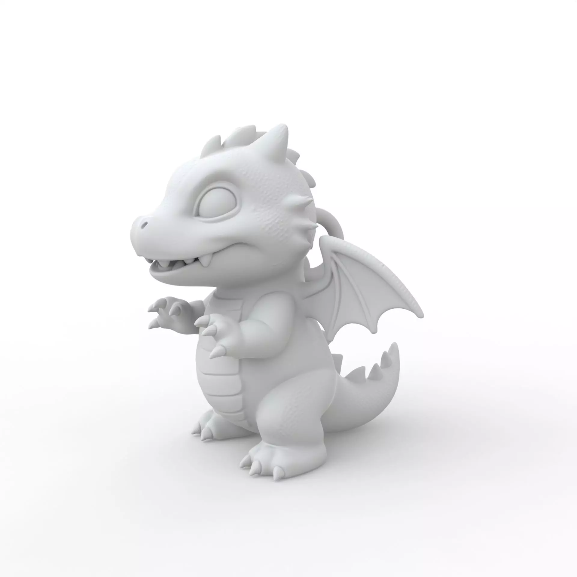 Baby Dragon 3D Print Model 3D print model