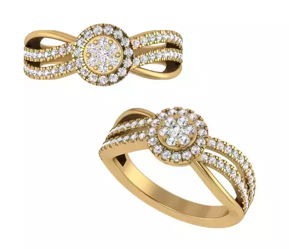 Daimond cluster rings