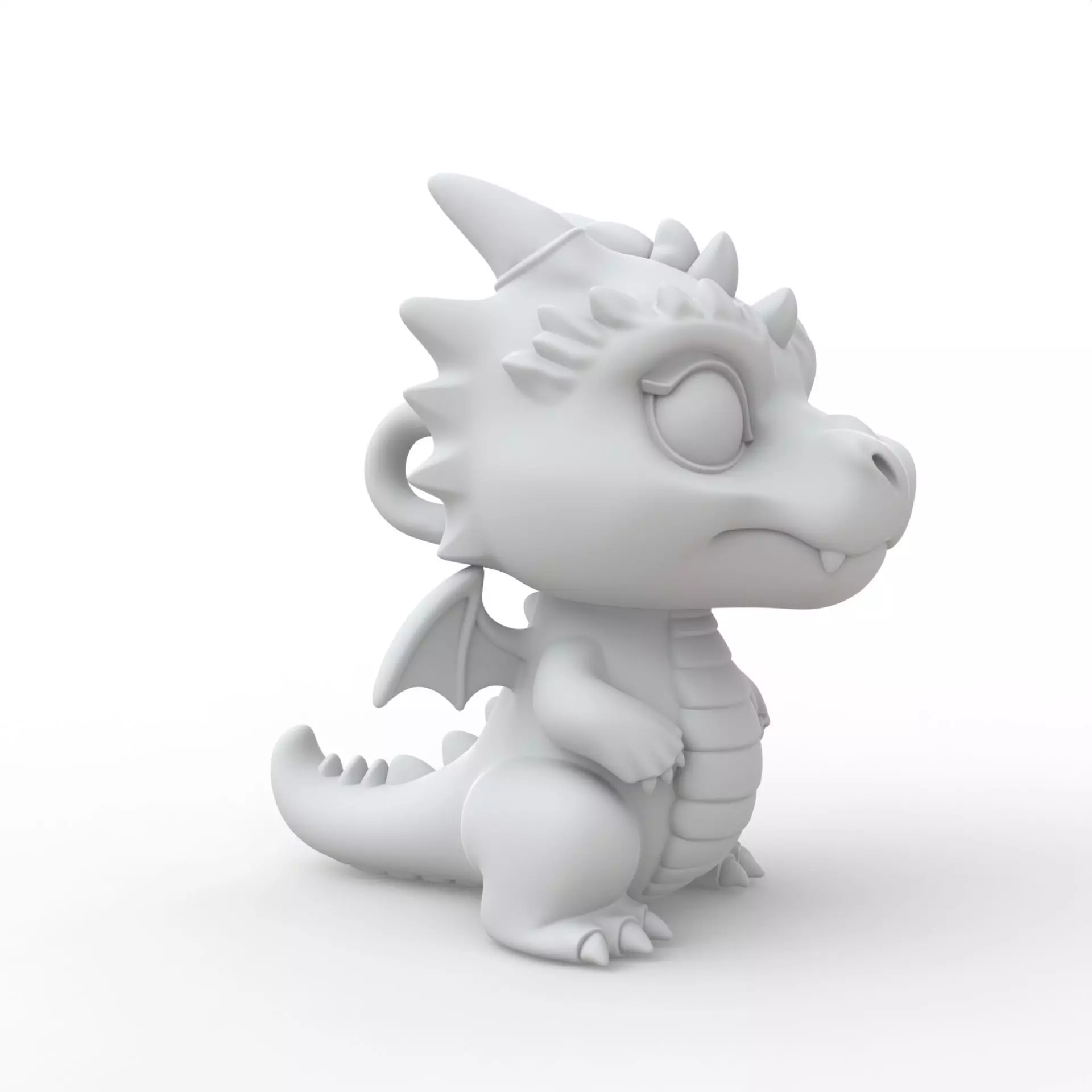 Baby Dragon 3D Print Model 3D print model_4