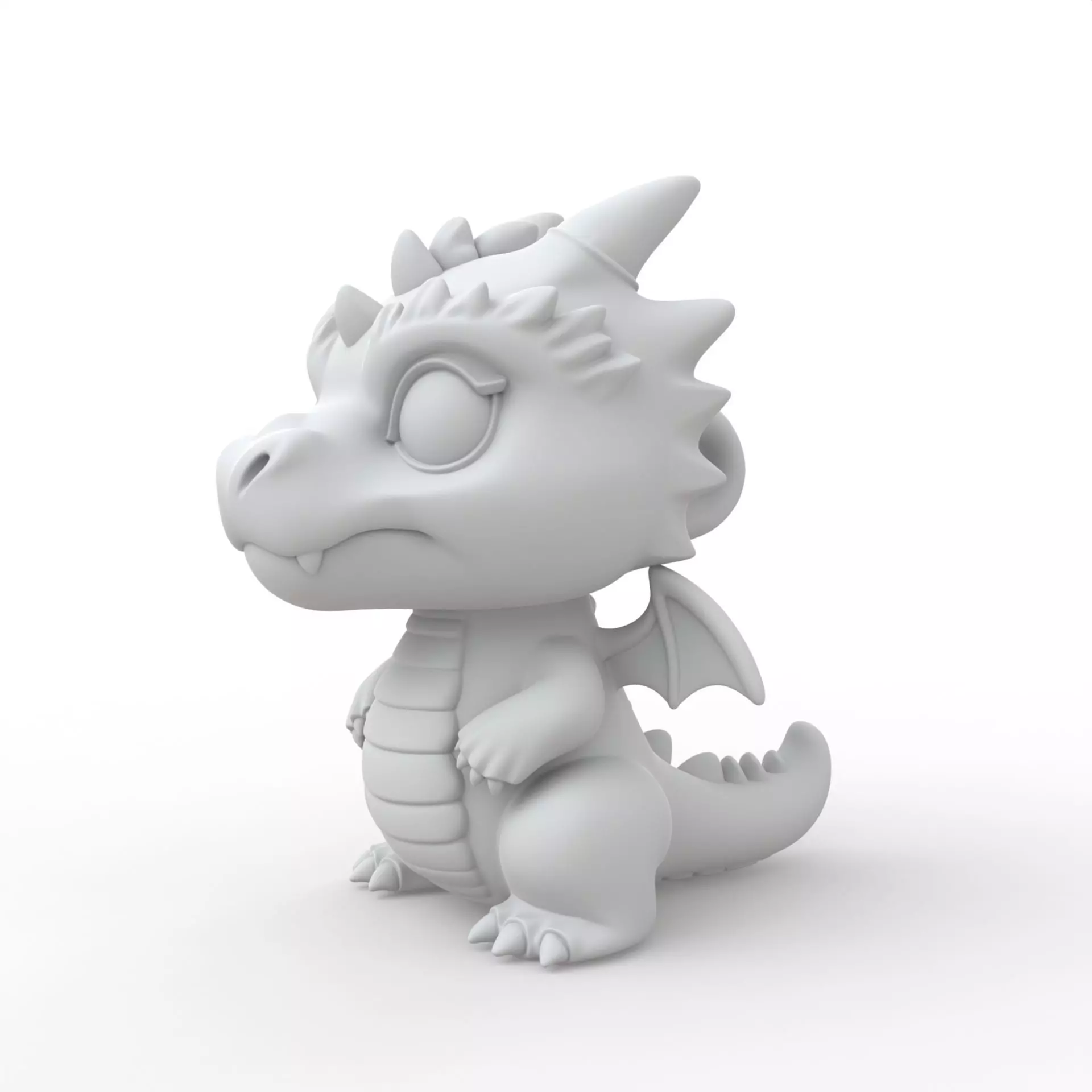 Baby Dragon 3D Print Model 3D print model_0