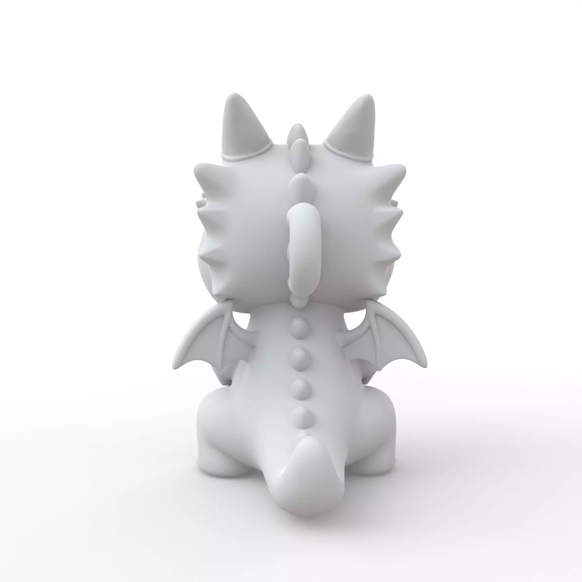 Baby Dragon 3D Print Model 3D print model_2