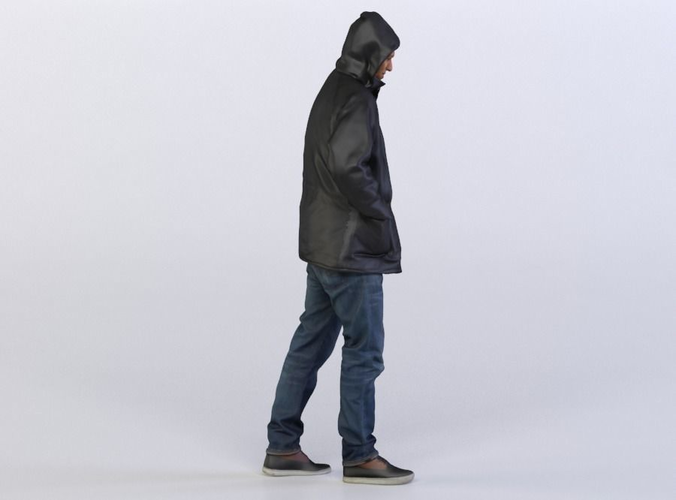 Ramon 0468 Man in a jacket walking