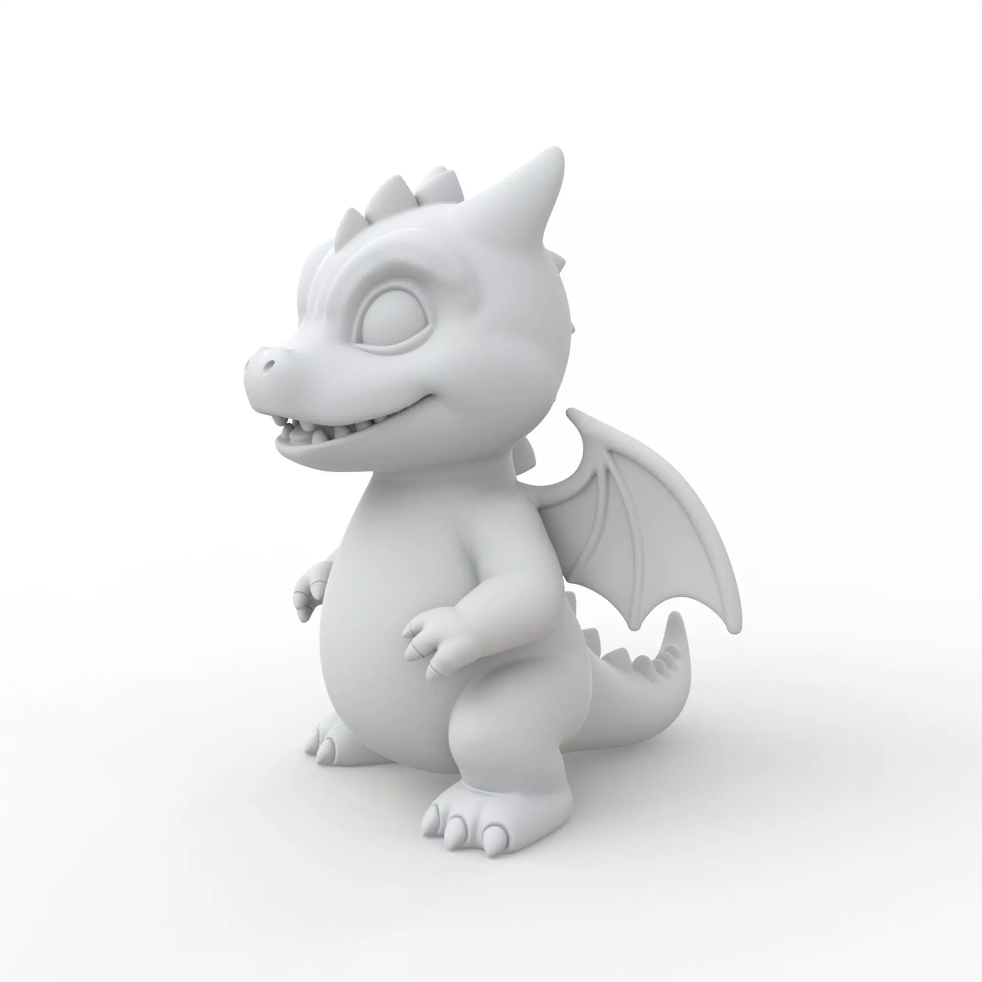 Baby Dragon 3D Print Model 3D print model