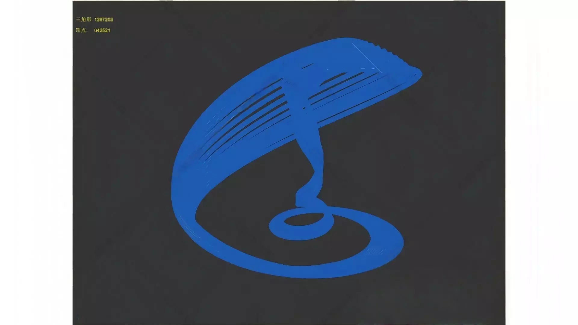 Modern Art Installation 3D model_5