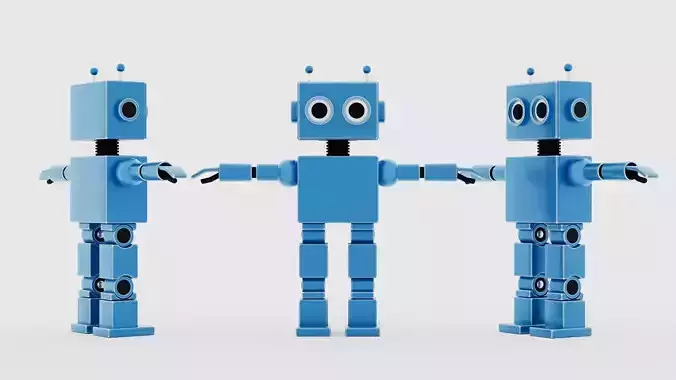 RoboMotion 3D Robot Model with XPresso Controls in Cinema 4D