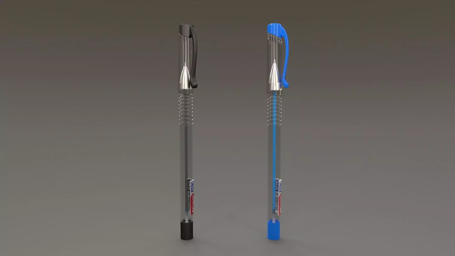 Realistic Ballpoint Pen Rigged 3D Model 3D model_0