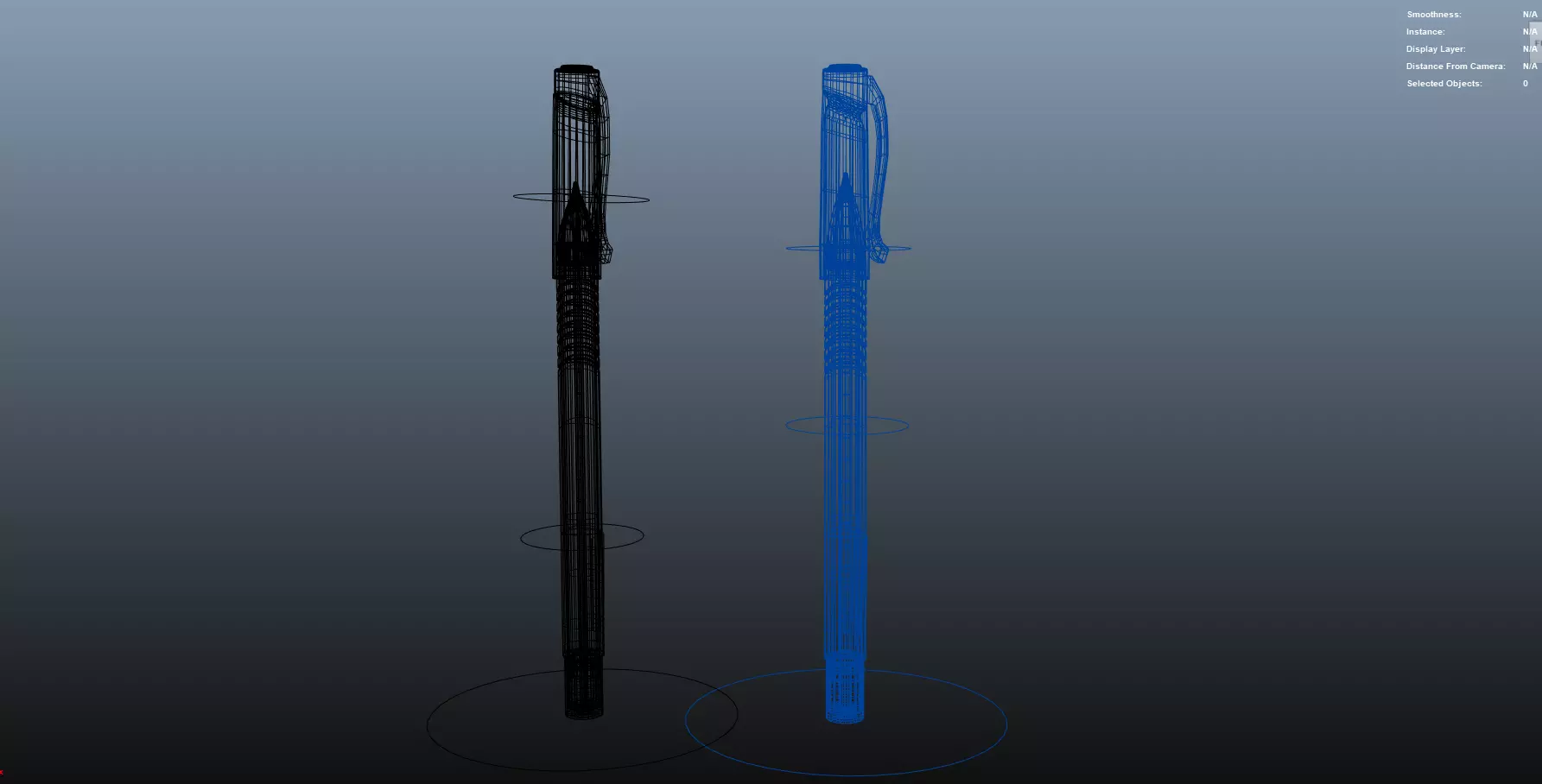 Realistic Ballpoint Pen Rigged 3D Model 3D model_1