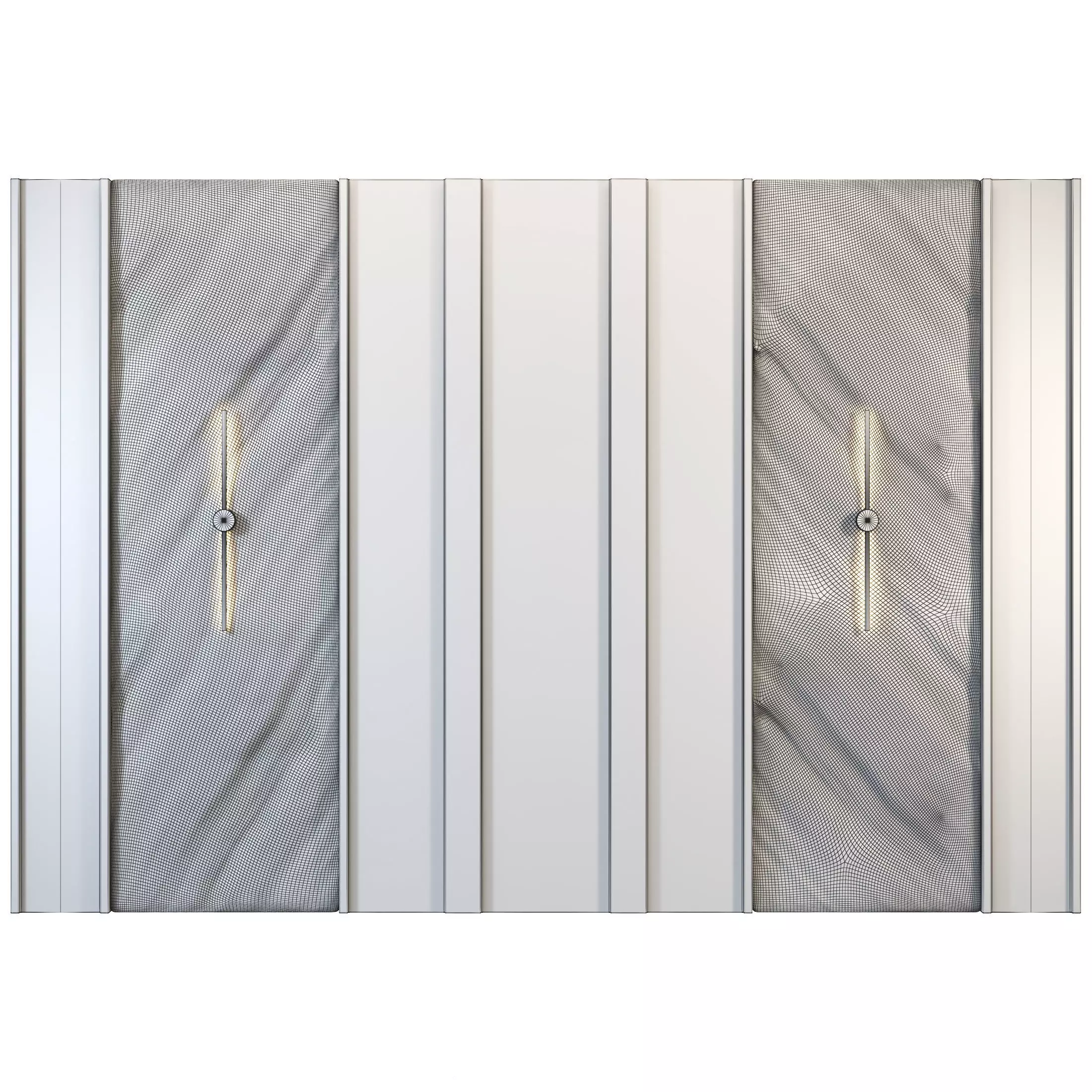 Decorative Plaster Wall Panel 11 3D model_1