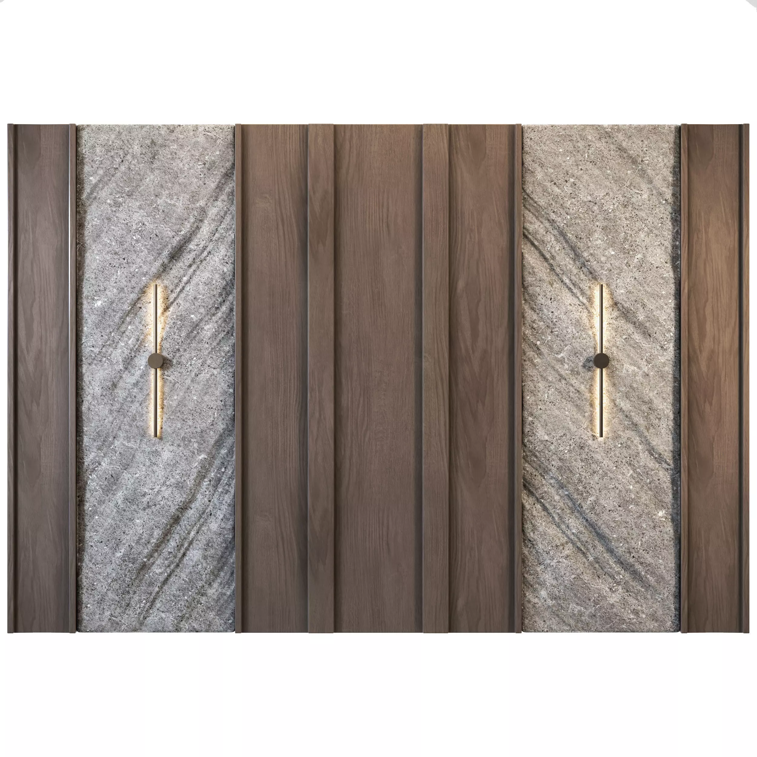 Decorative Plaster Wall Panel 11 3D model_0