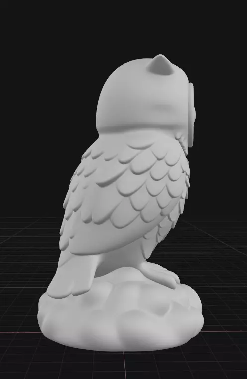 destiny owl 3D print model_2