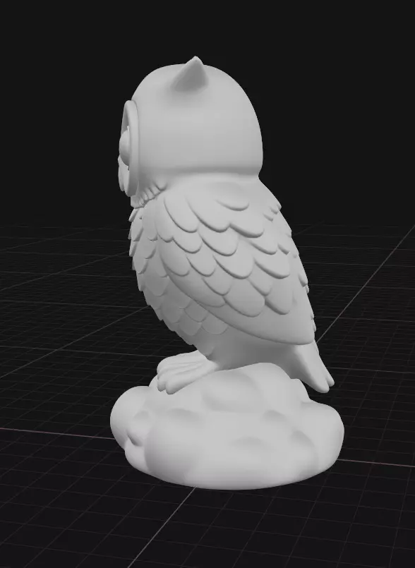 destiny owl 3D print model_4