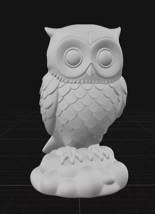 destiny owl 3D print model_1