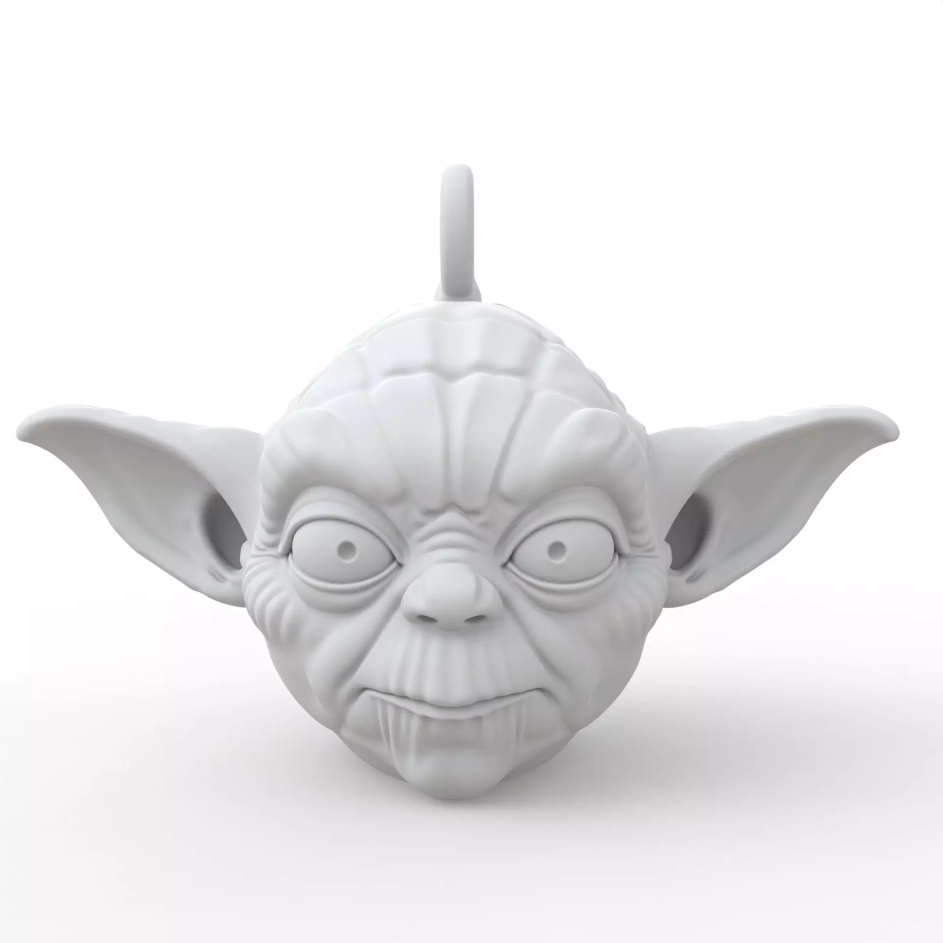 Yoda Keychain 3D Print Model 3D print model_0