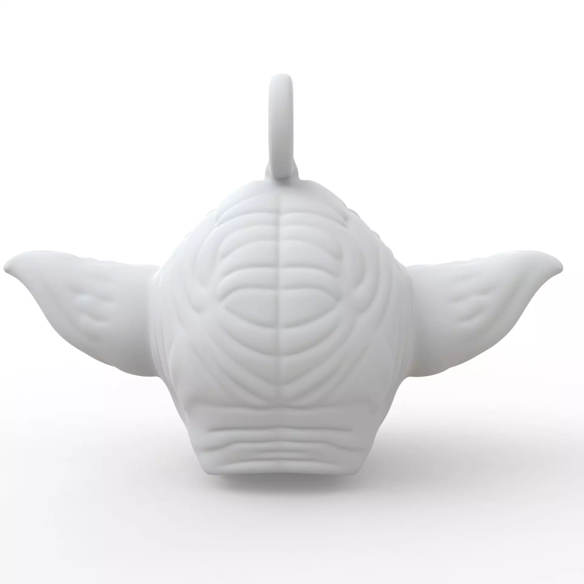 Yoda Keychain 3D Print Model 3D print model_3