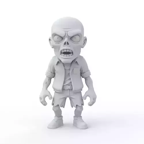 Zombie 3D Print Model