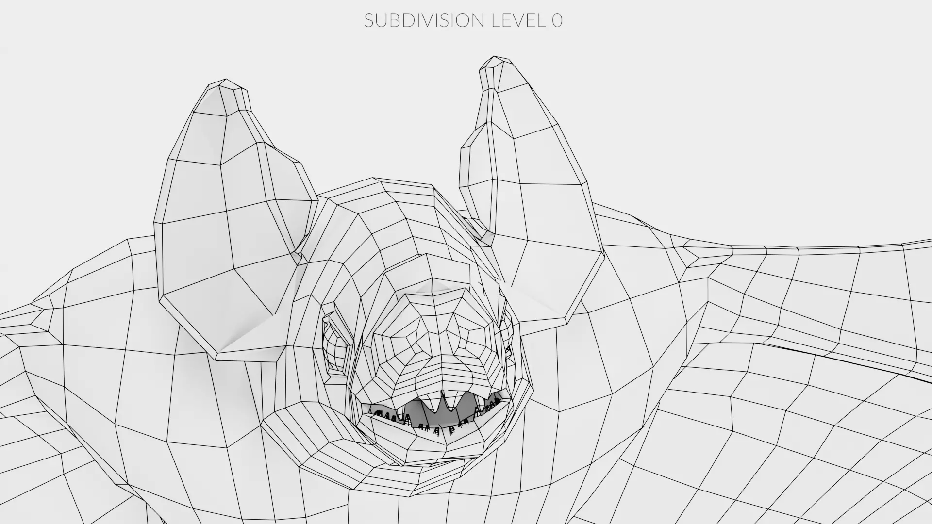 -Vampire Bat in Hanging Pose- 3D model_24