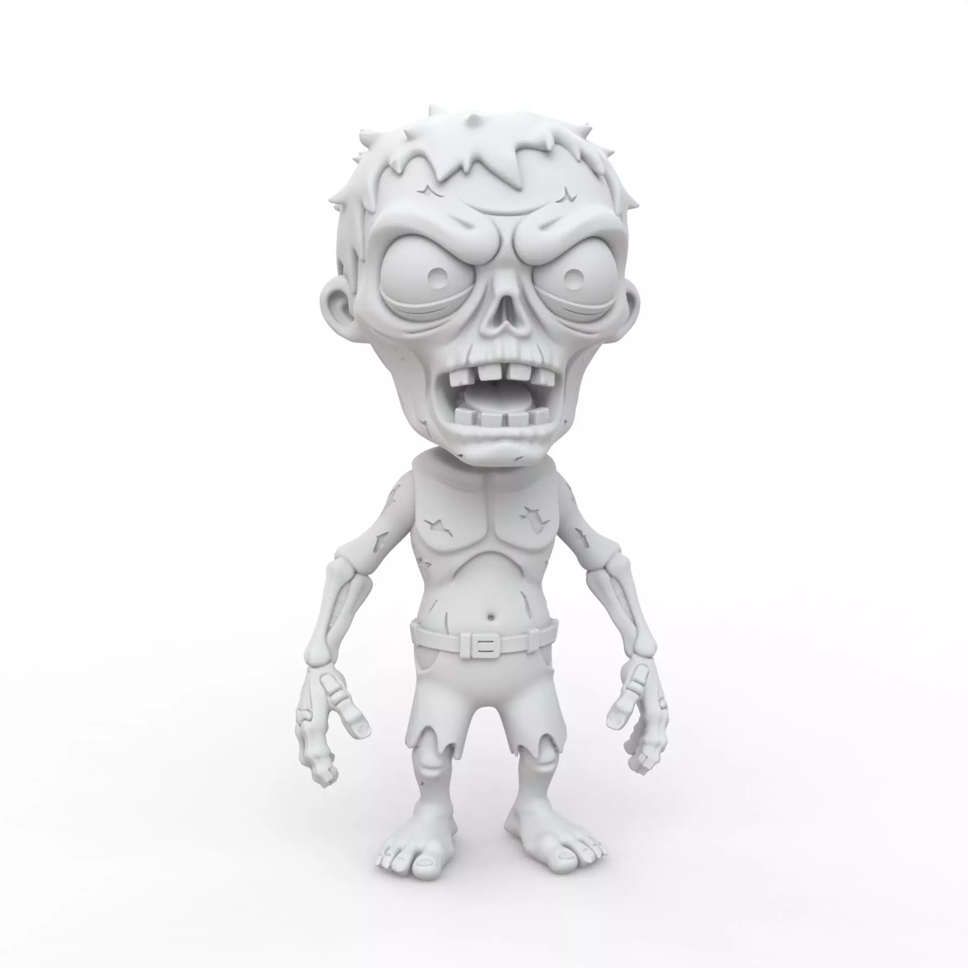 Zombie 2 3D Print Model 3D print model_0