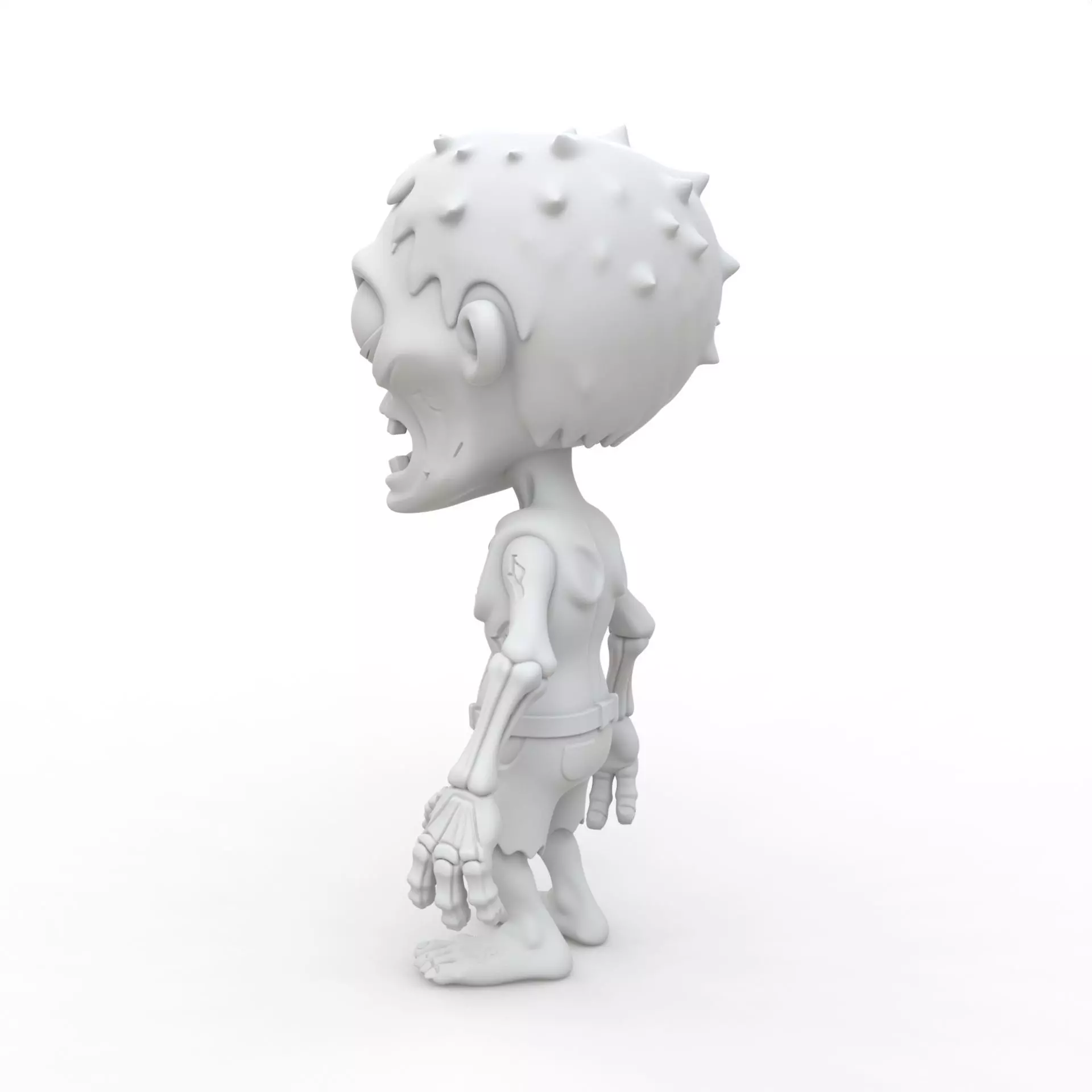 Zombie 2 3D Print Model 3D print model_2