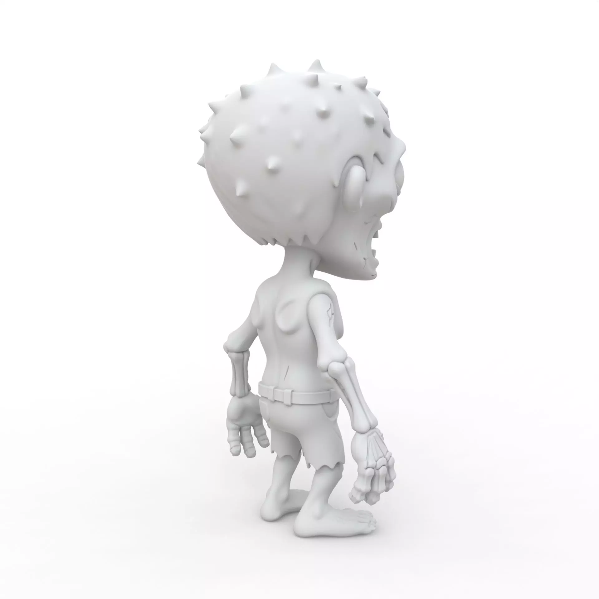 Zombie 2 3D Print Model 3D print model_4