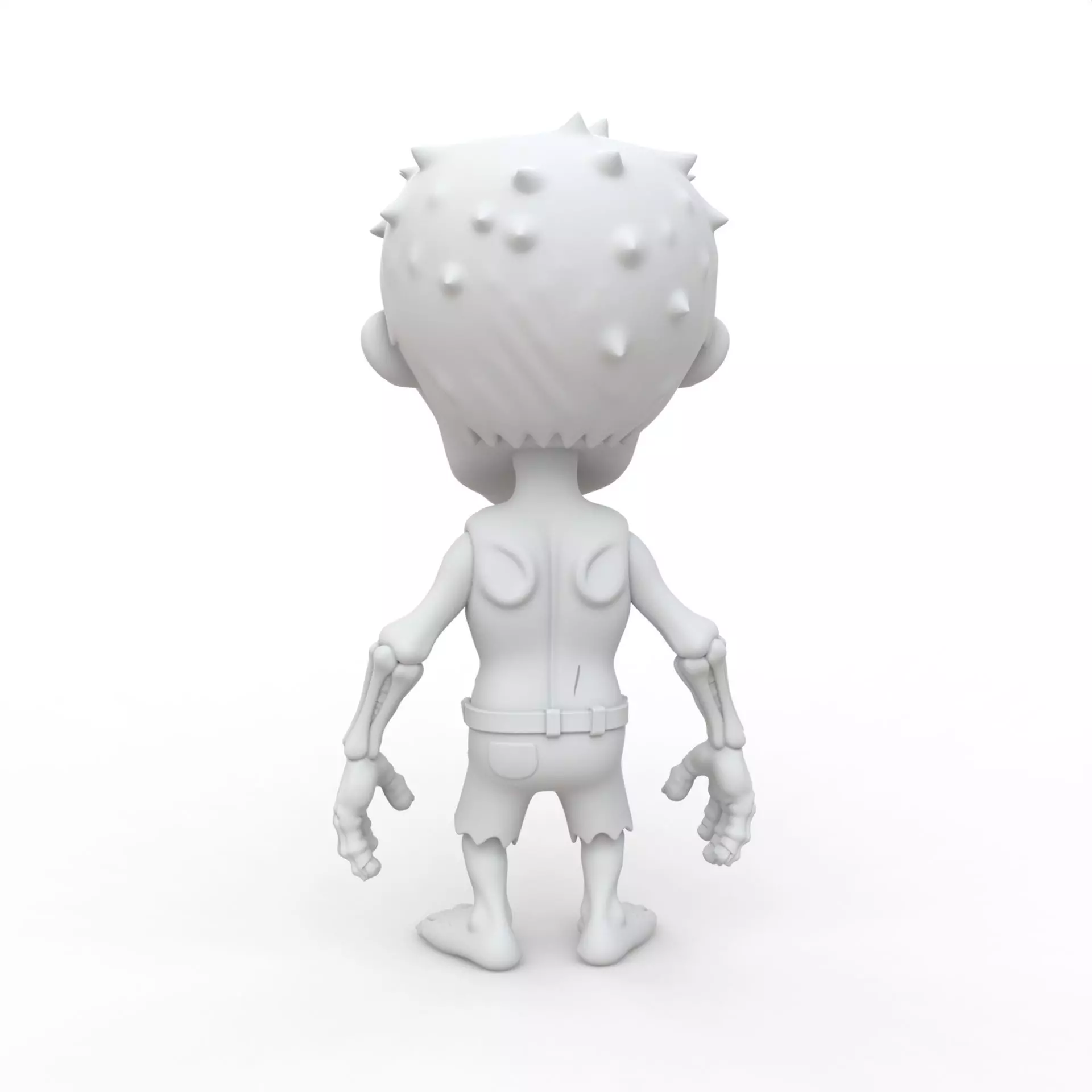 Zombie 2 3D Print Model 3D print model_3