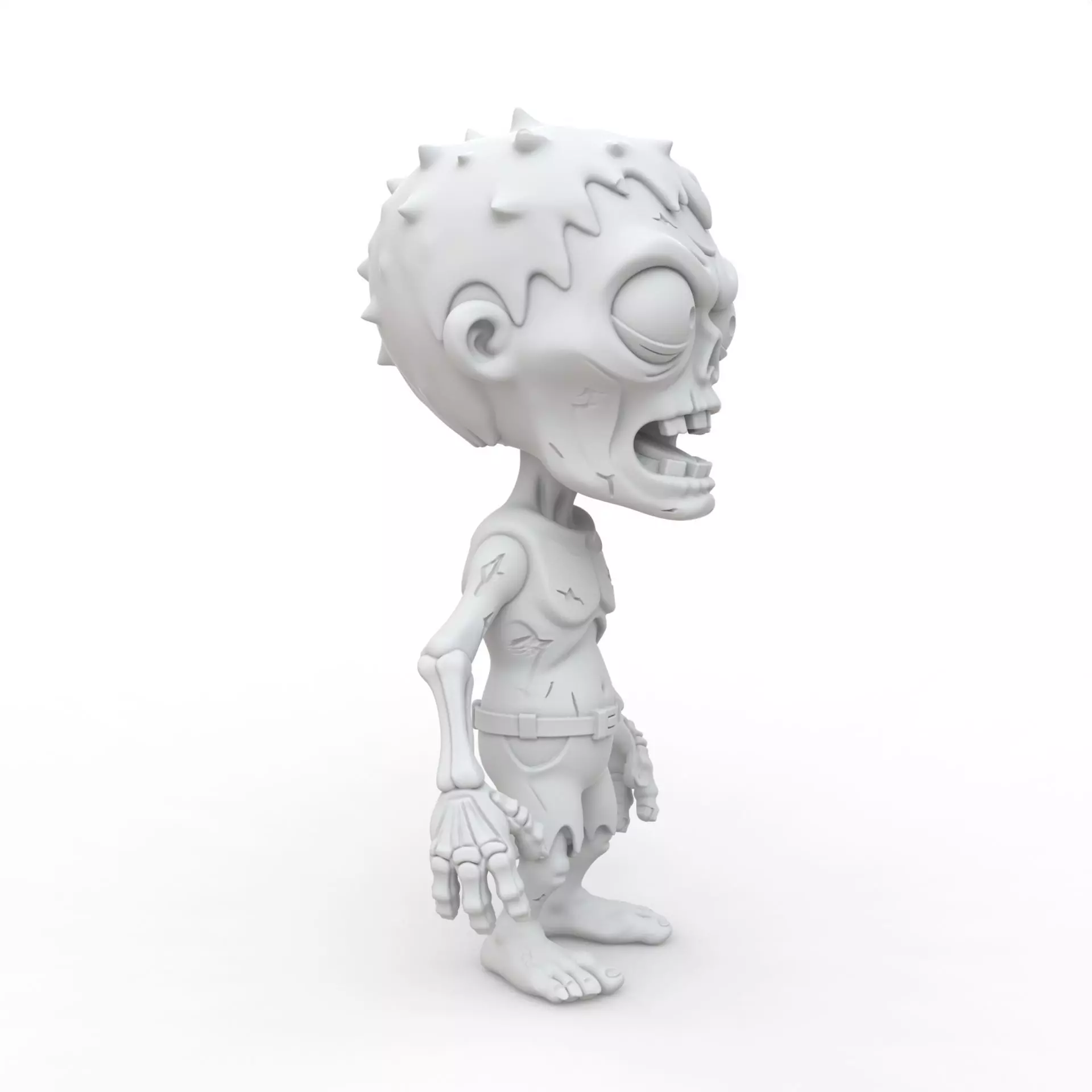 Zombie 2 3D Print Model 3D print model_5