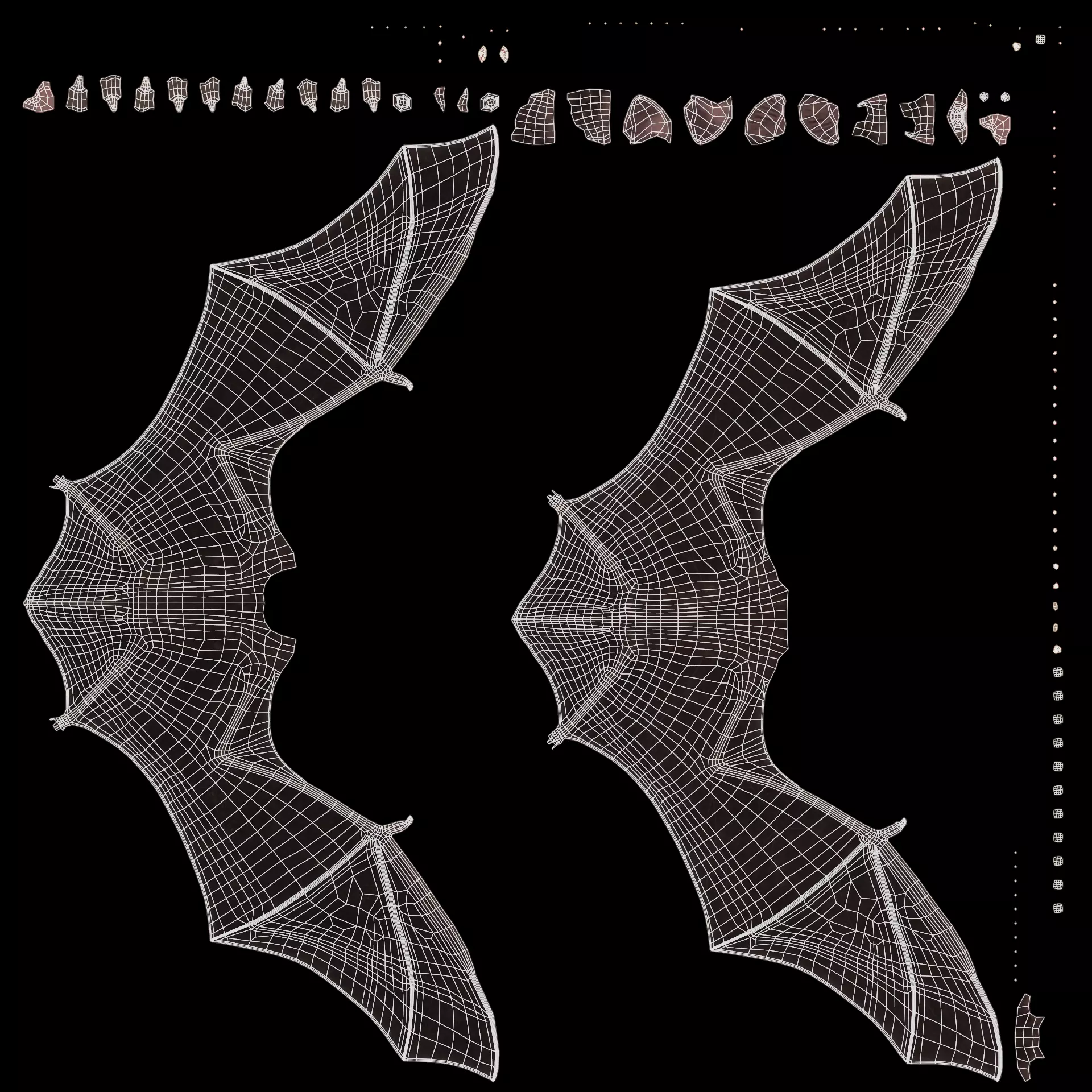 -Vampire Bat RIGGED with flying pose- 3D model_27