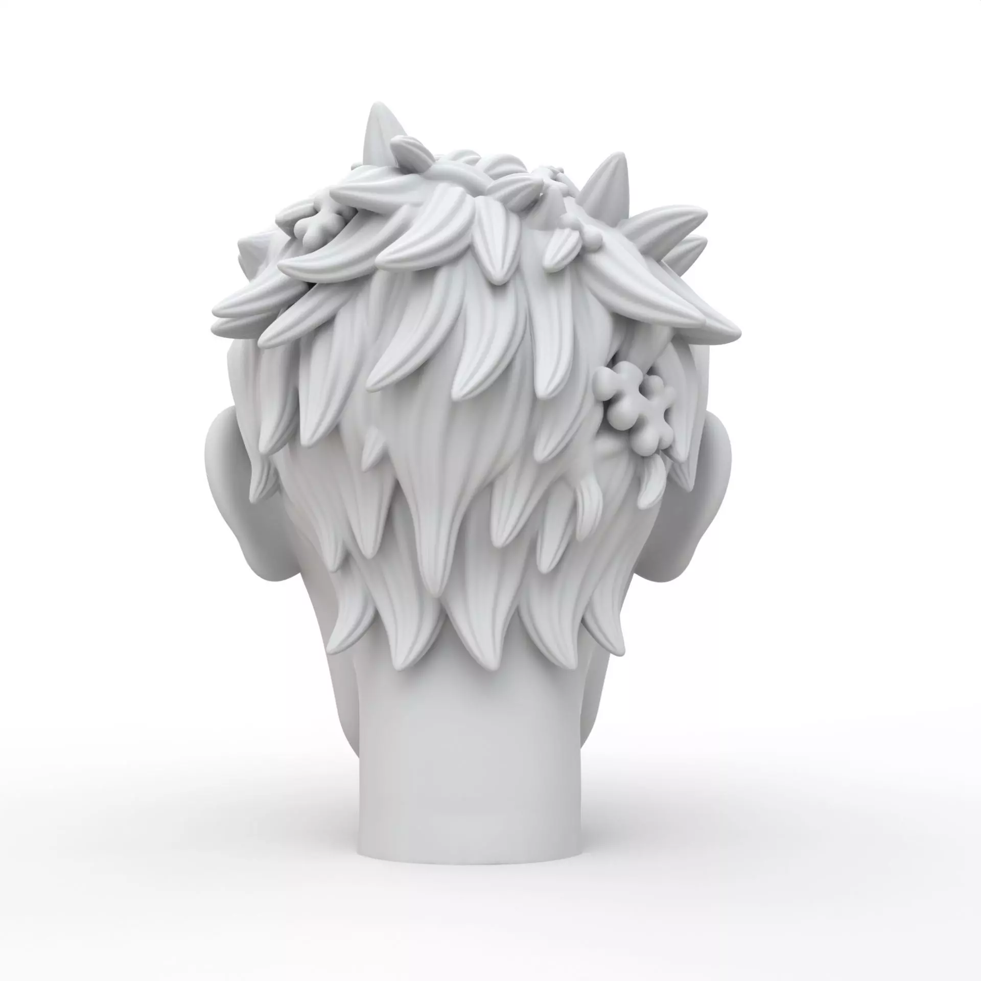 Zombie Head 3D Print Model 3D print model_3