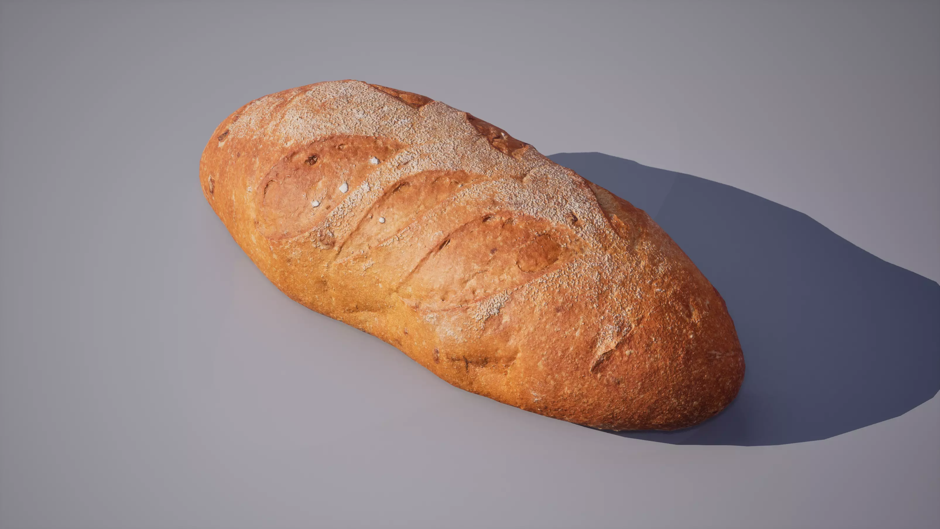 Rye Bread 5K triangles 4K PBR textures Low-poly 3D model_2