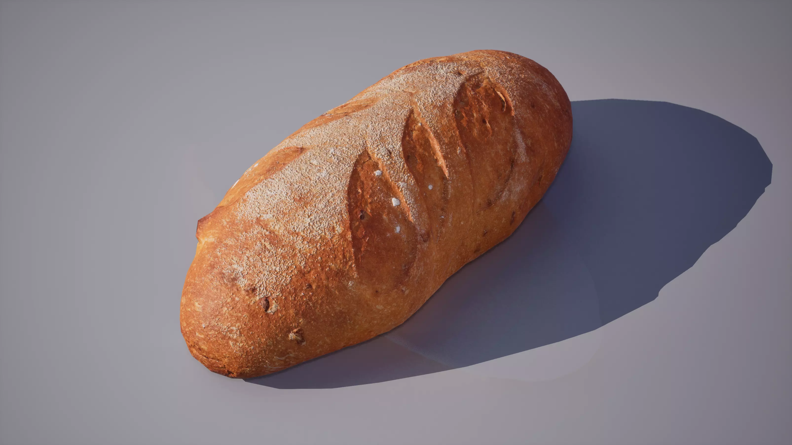 Rye Bread 5K triangles 4K PBR textures Low-poly 3D model_1