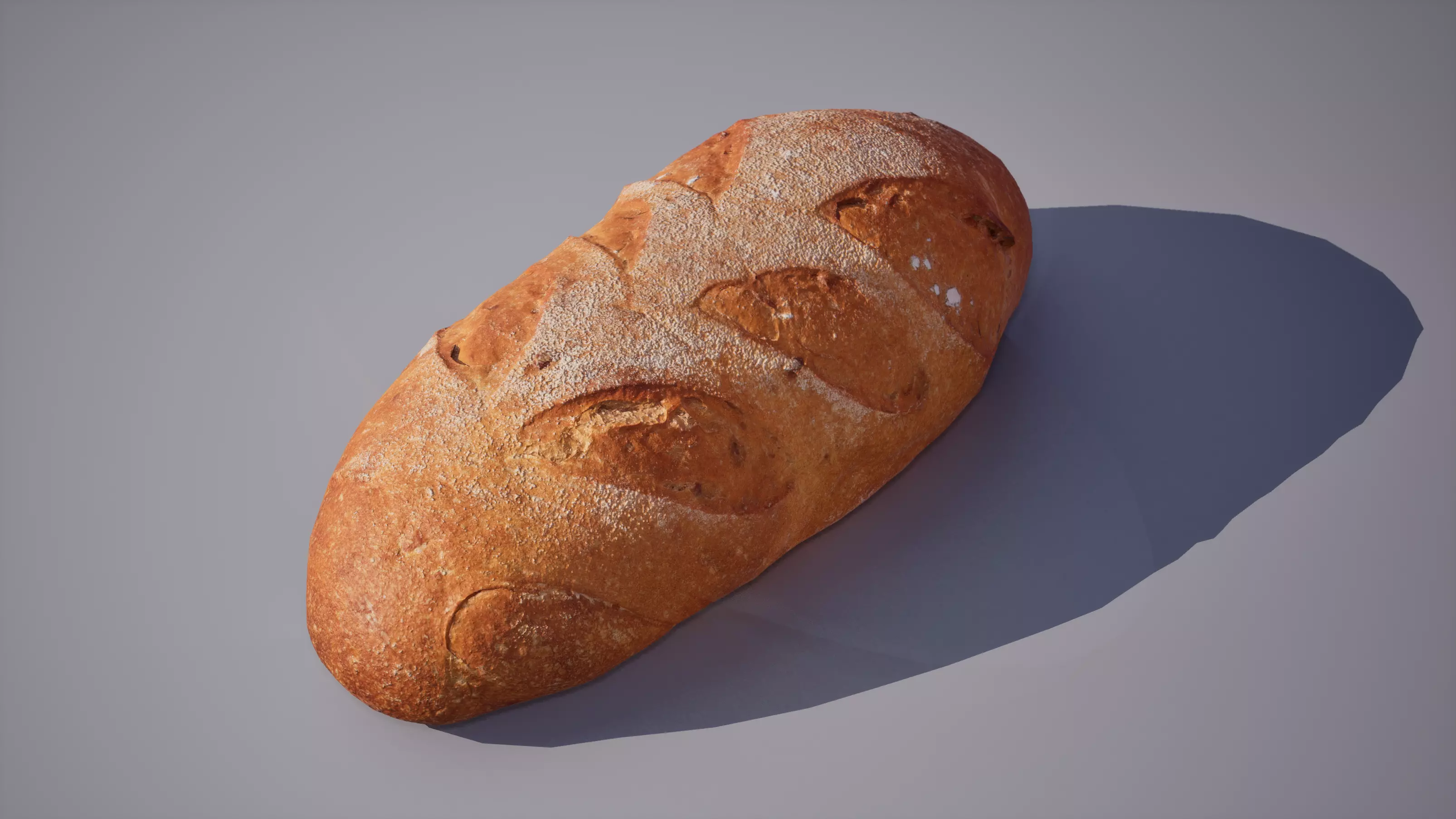 Rye Bread 5K triangles 4K PBR textures Low-poly 3D model_3