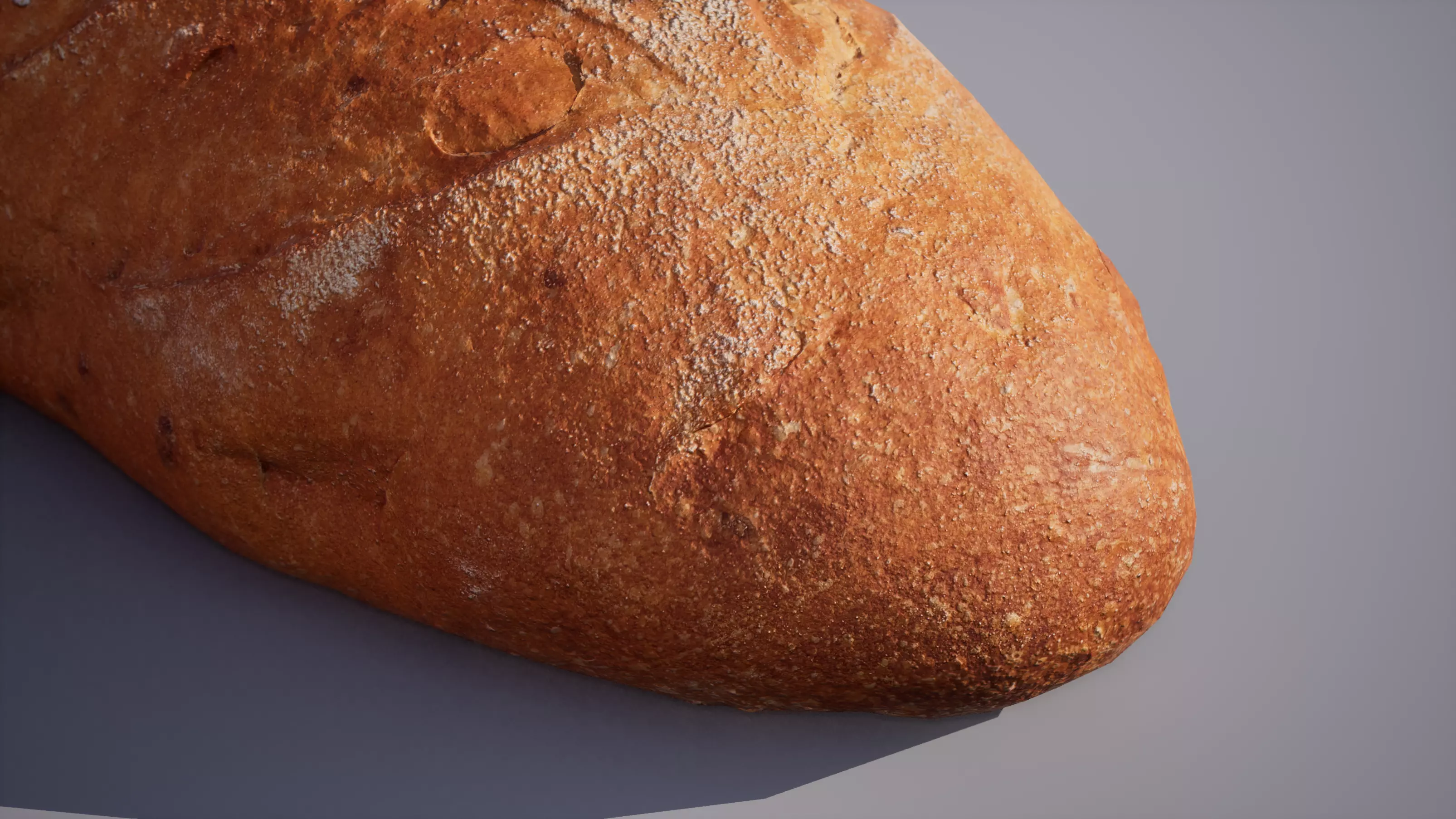 Rye Bread 5K triangles 4K PBR textures Low-poly 3D model_5
