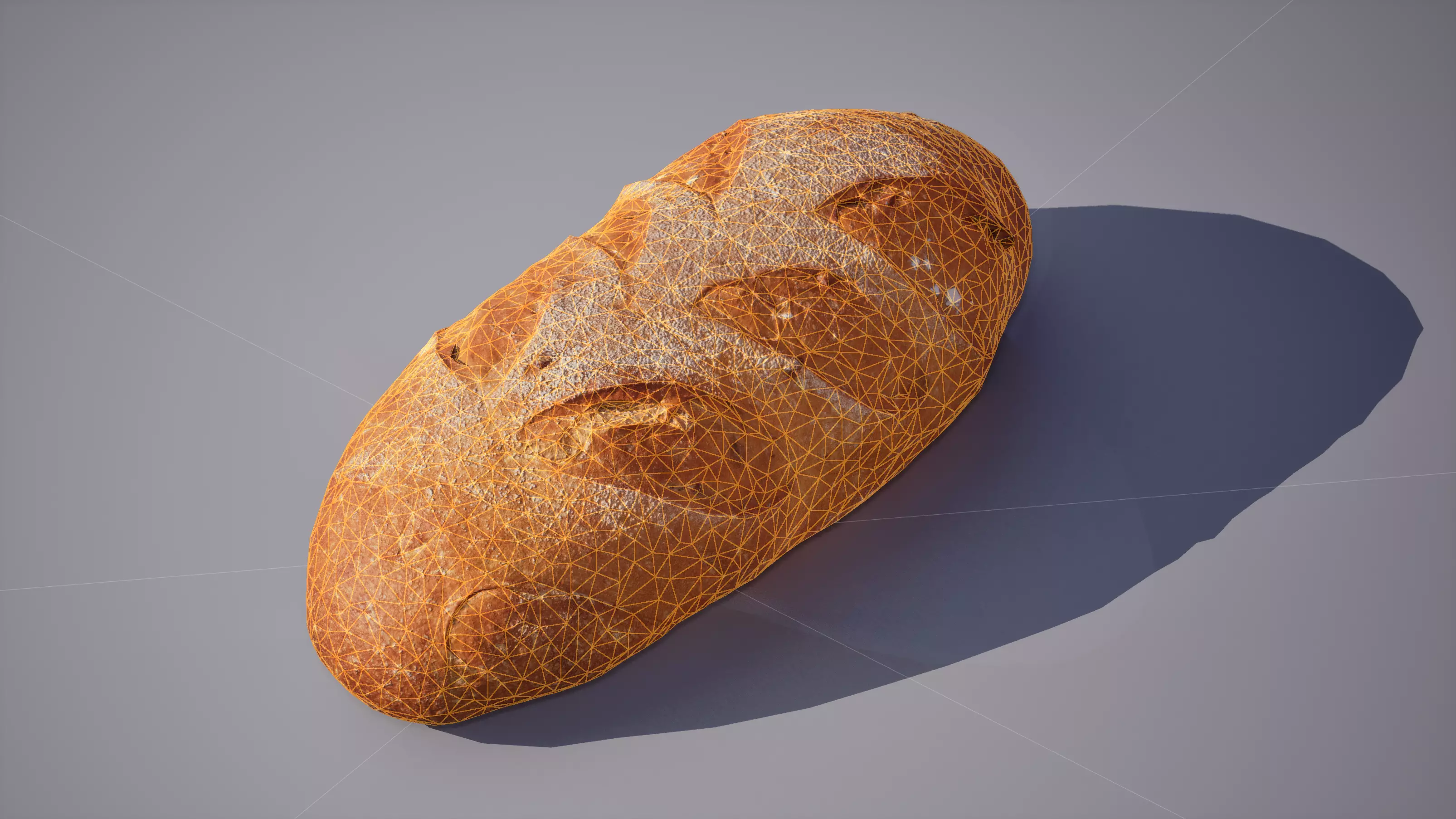 Rye Bread 5K triangles 4K PBR textures Low-poly 3D model_16