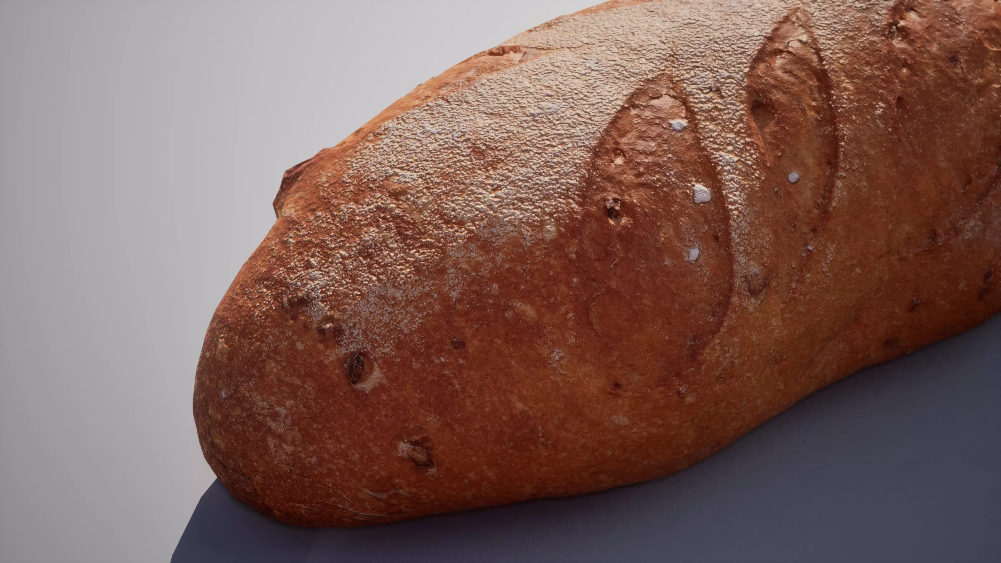 Rye Bread 5K triangles 4K PBR textures Low-poly 3D model_7