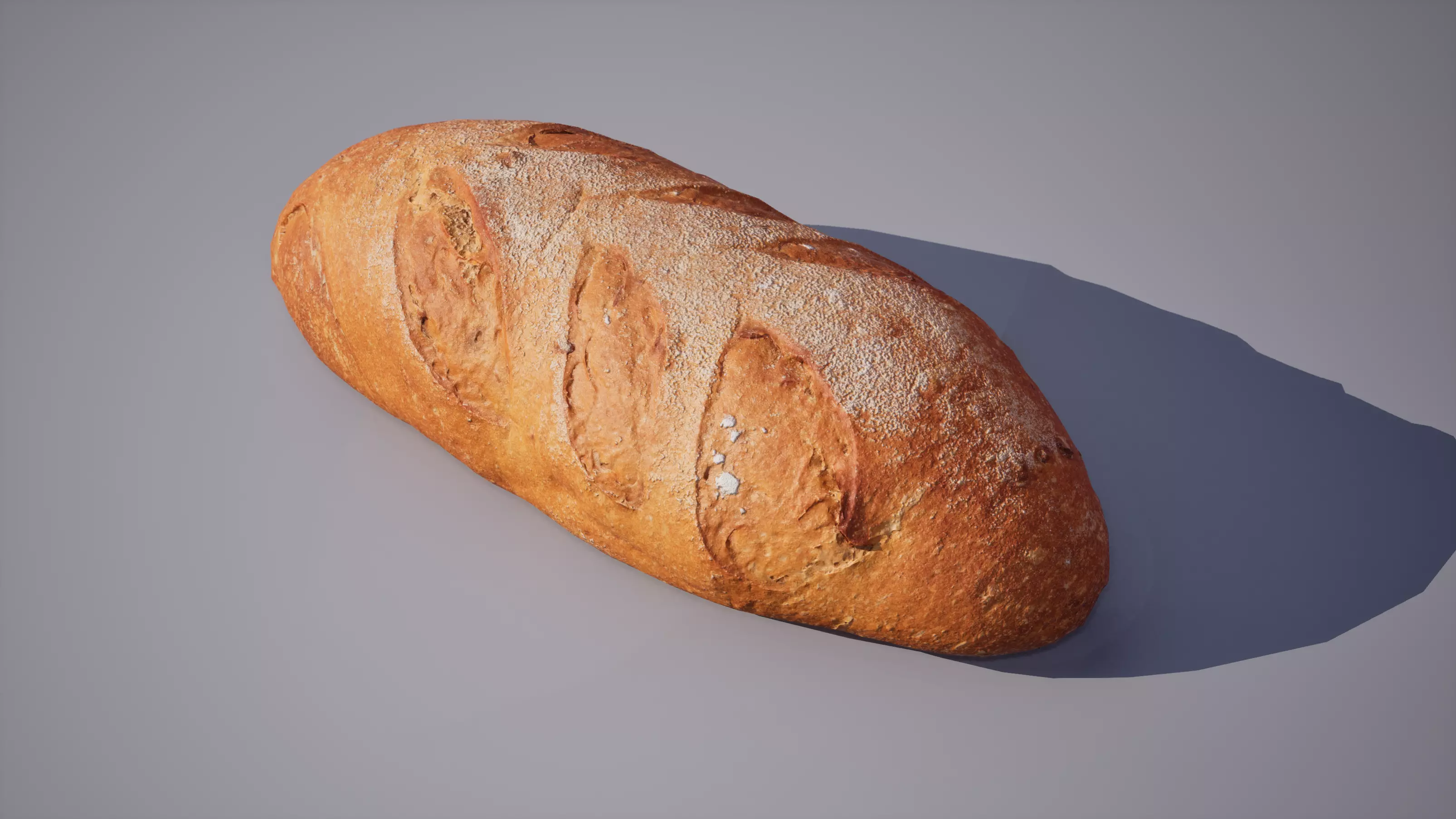 Rye Bread 5K triangles 4K PBR textures Low-poly 3D model_4