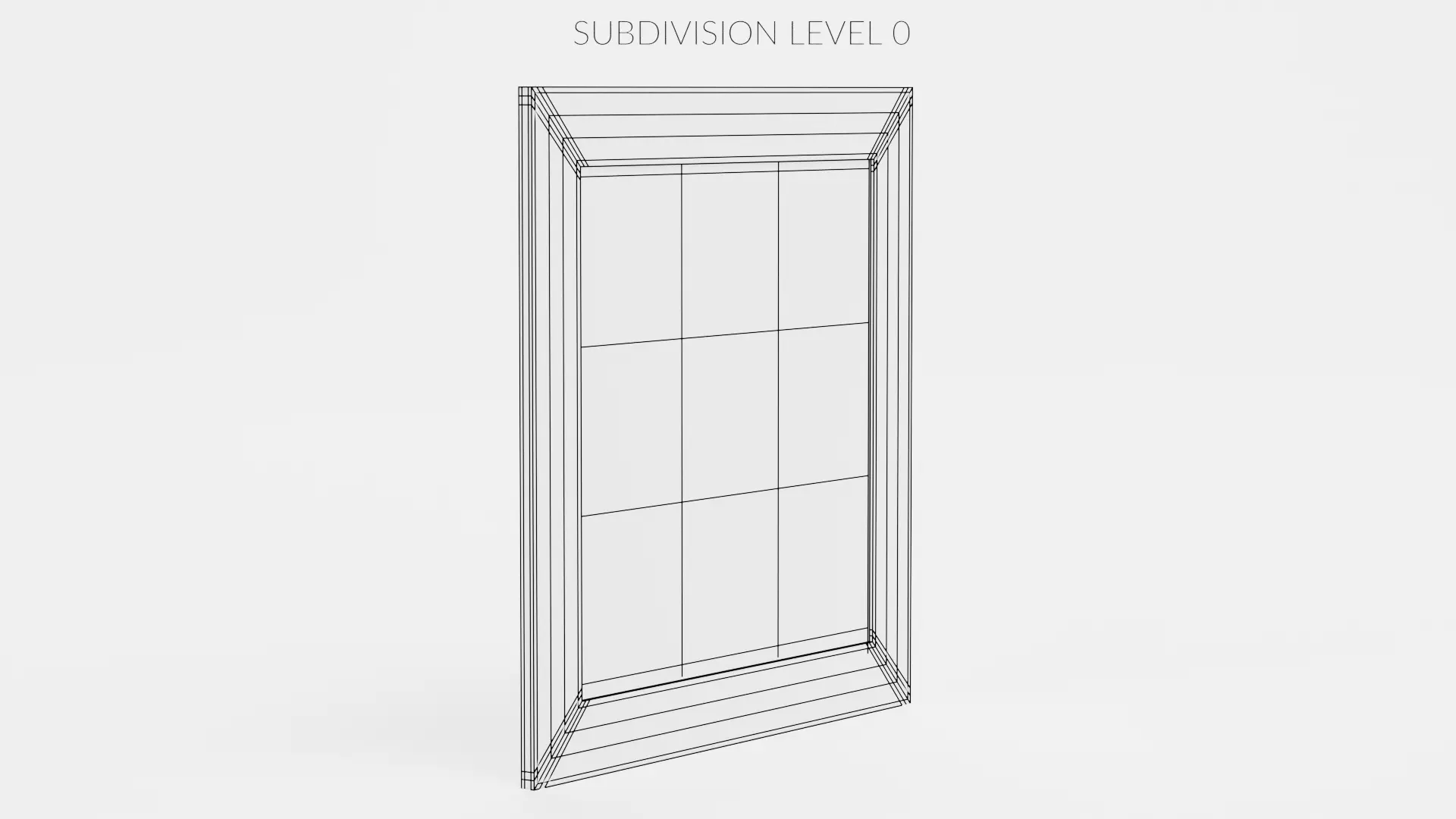 -Wall Picture V2- Moon- Low-poly 3D model_10