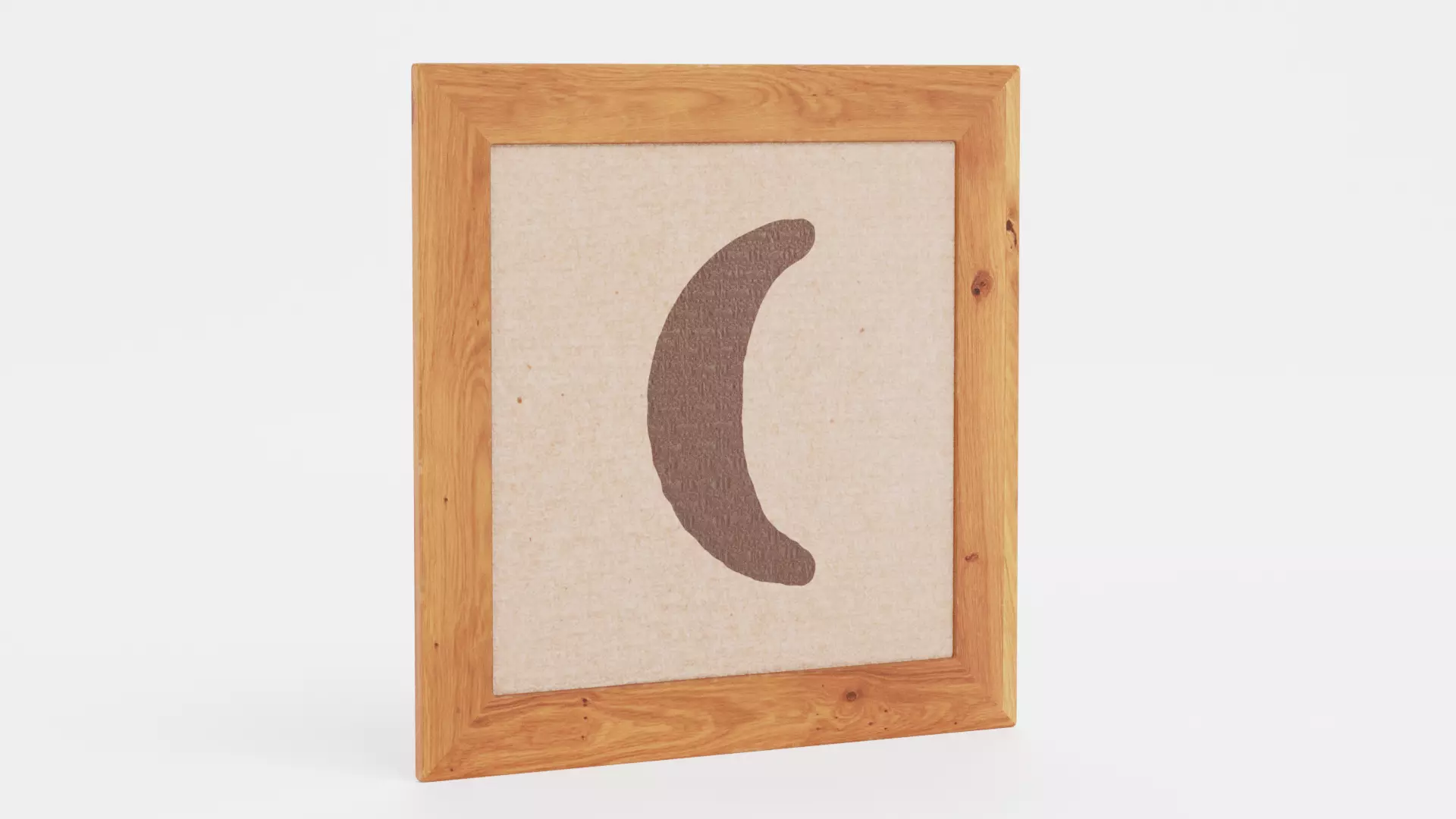 -Wall Picture V2- Moon- Low-poly 3D model_2