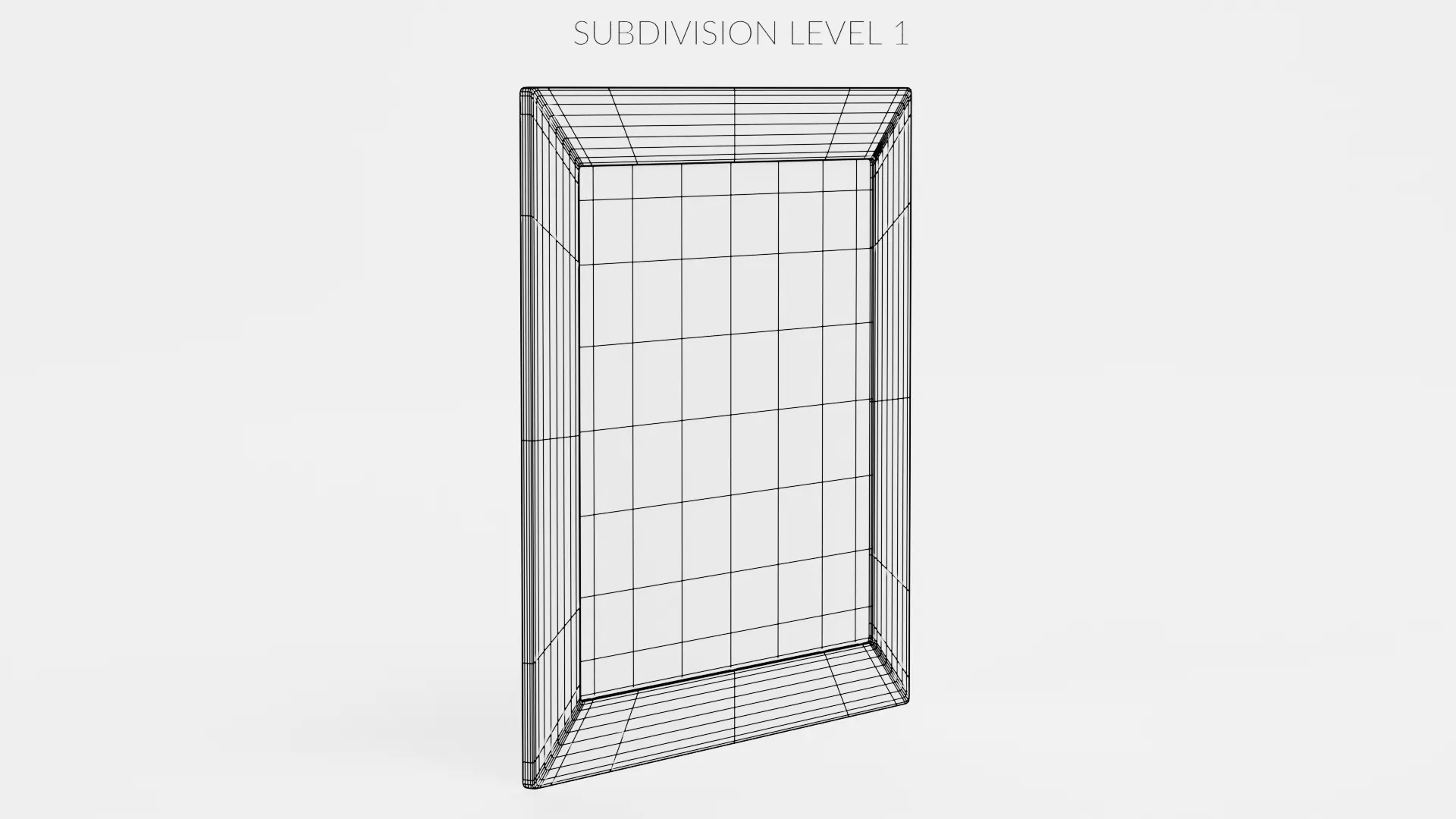 -Wall Picture V2- Moon- Low-poly 3D model_11